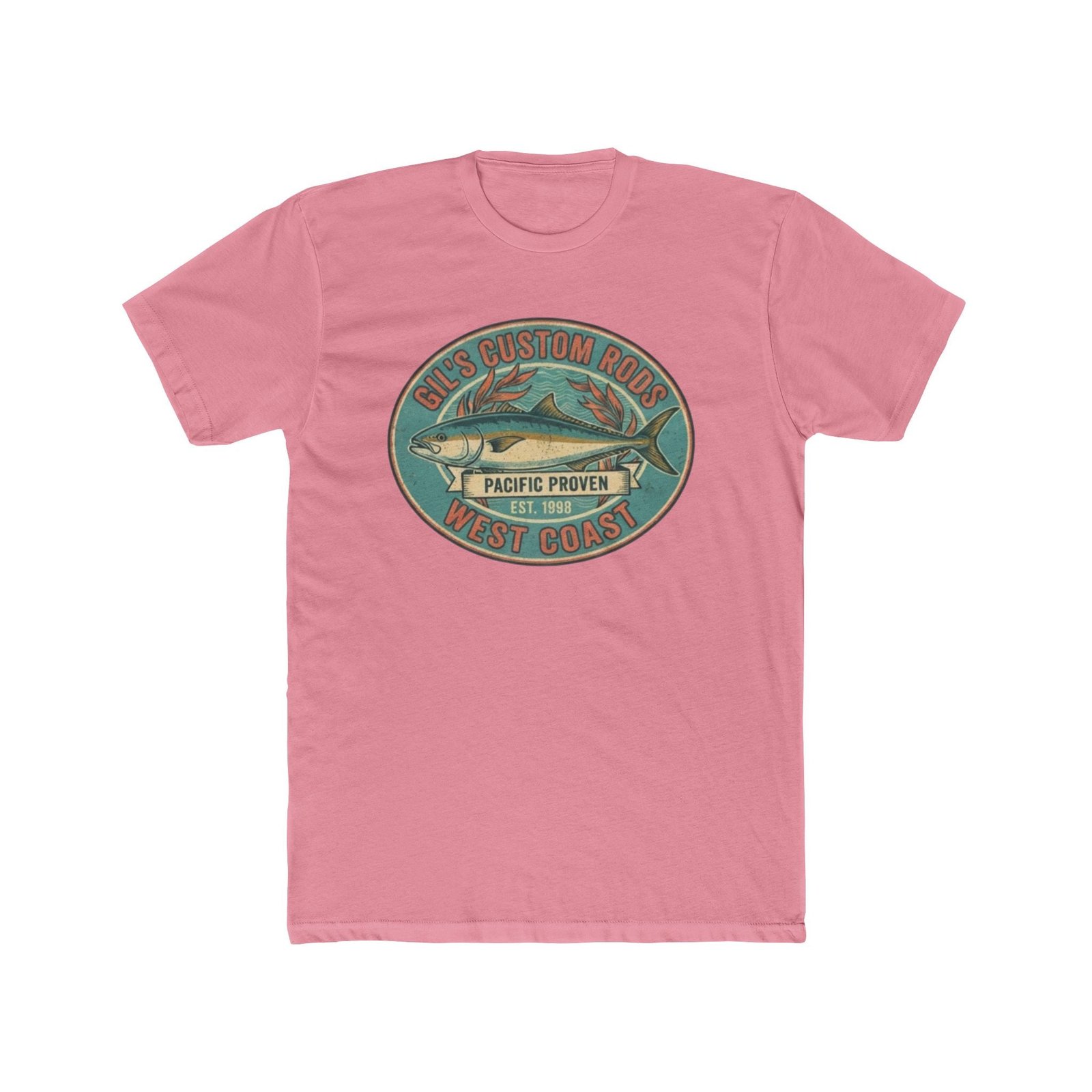 West Coast Fish Vintage Tee — "Pacific Proven" Surf & Fishing Graphic T‑Shirt