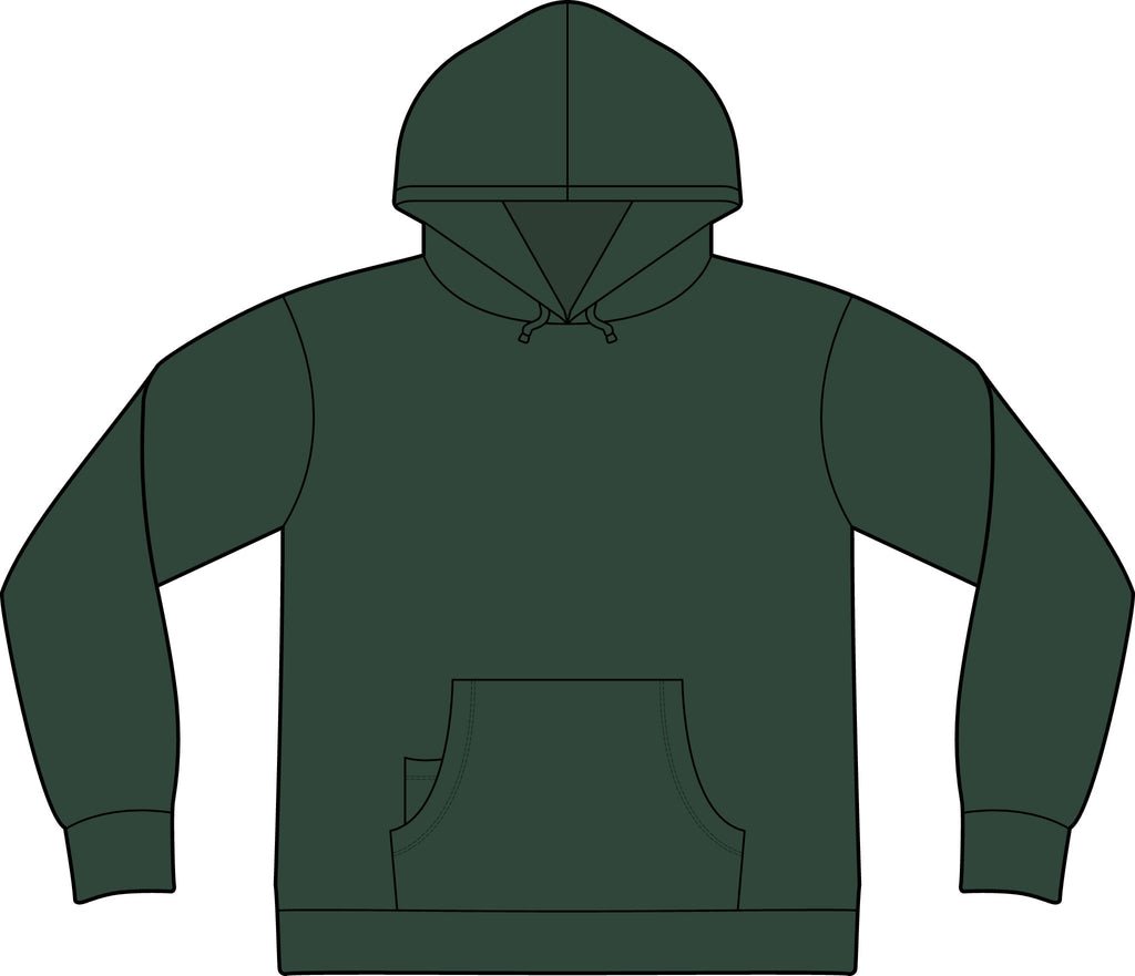 Fishing Hoodie – "Gil's Custom Rods, Santa Maria CA" Logo Pullover