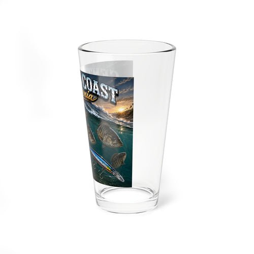 Central Coast California Fishing 16oz Mixing Glass