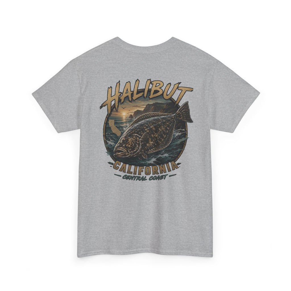 Halibut California Fishing Tee — Vintage Fish Graphic Shirt