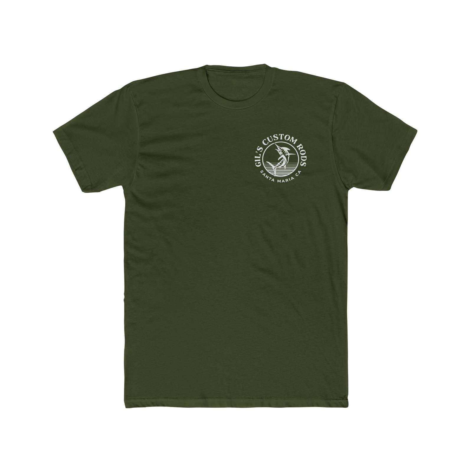 Fishing Shirt — "Gil's Custom Rods" Harbor Marlin Tee