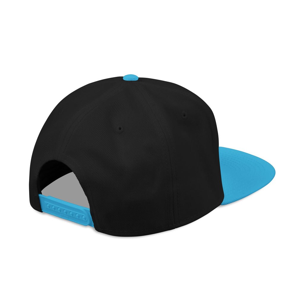 Embroidered Snapback Hat — Distressed Anchor Logo Cap
