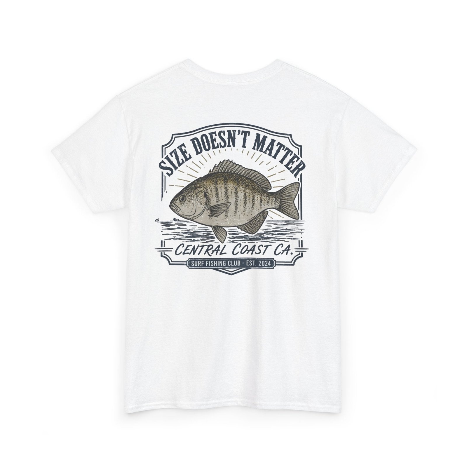 Fishing T-Shirt — "Size Doesn’t Matter" Central Coast Catch Tee