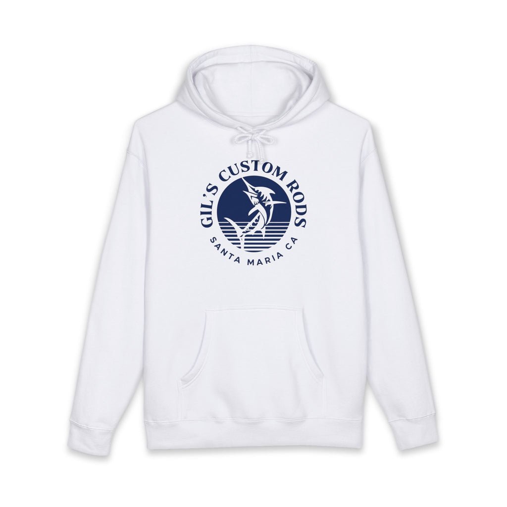 Gil's Custom Rods Santa Maria CA Fishing Hoodie — Nautical Angler Sweatshirt