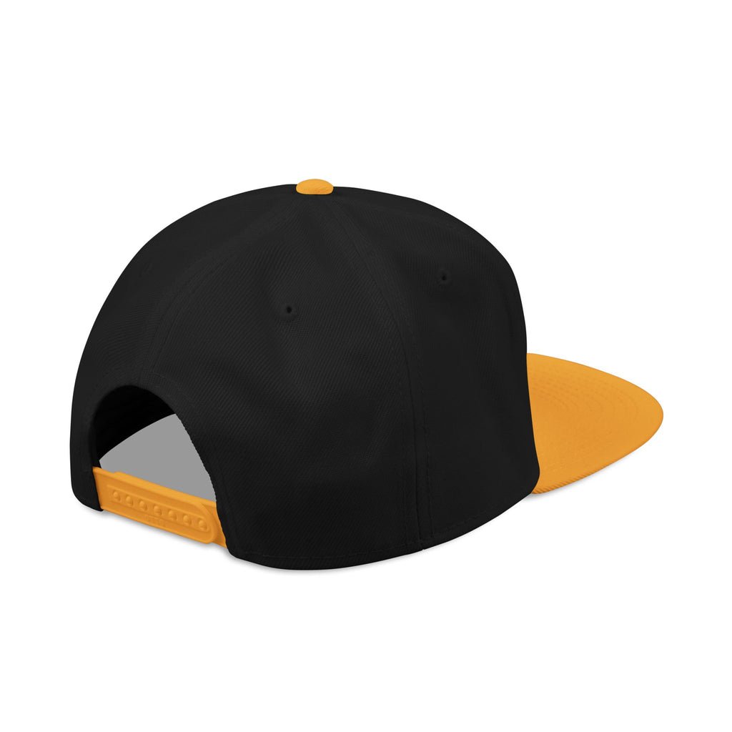 Embroidered Snapback Hat — Distressed Anchor Logo Cap