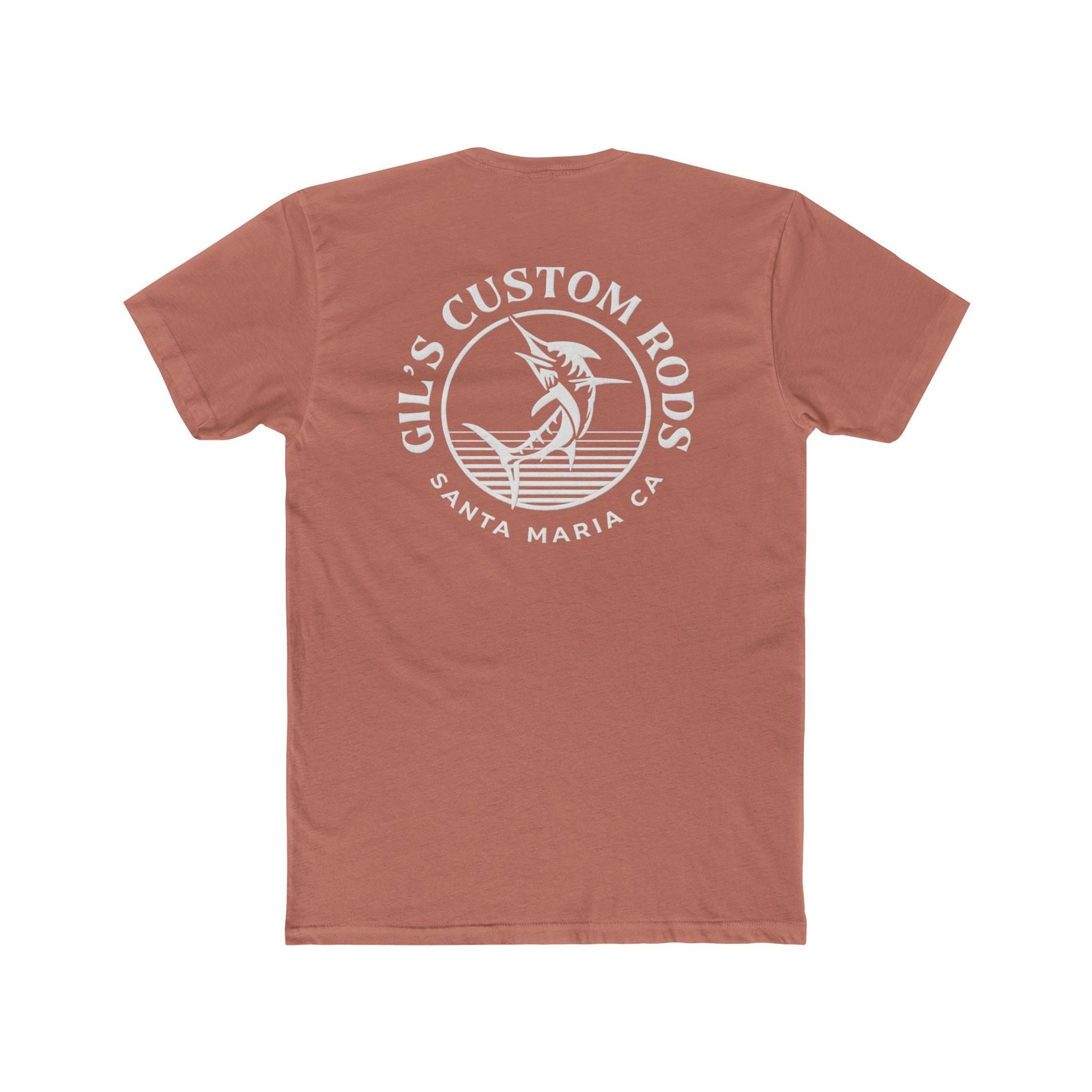 Fishing Shirt — "Gil's Custom Rods" Harbor Marlin Tee