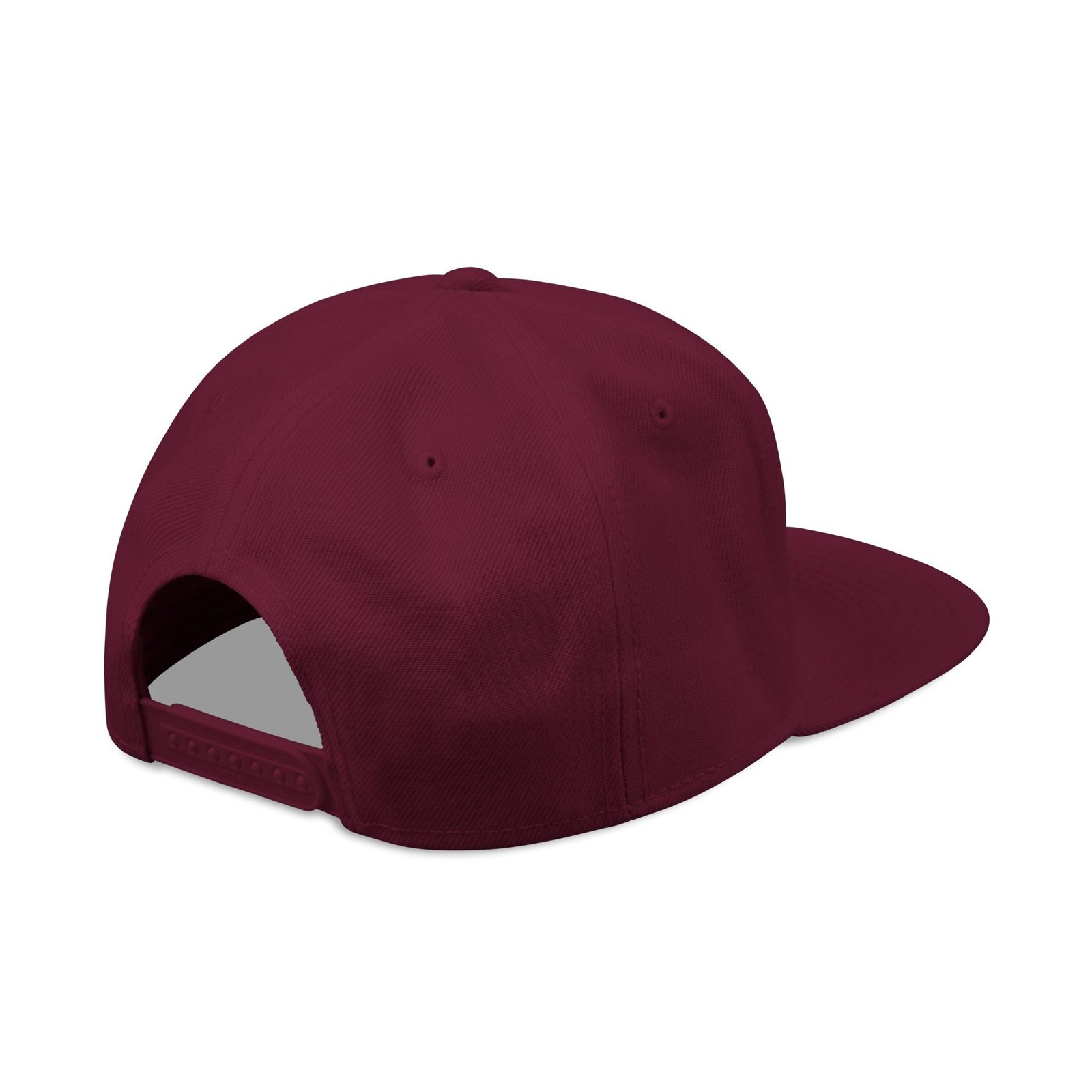 Embroidered Snapback Hat — Distressed Anchor Logo Cap